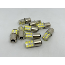 Светодиод S25 1156 BA 15S 12SMD 5050 SIL 12V 1КОНТ 9278