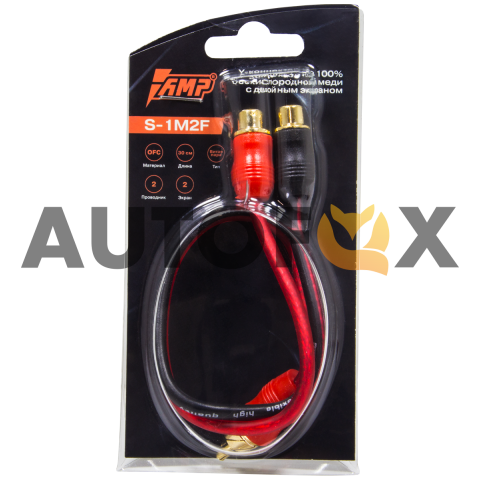 AMP S-1M2F RCA-Разветвитель 1ПАПА-2МАМА