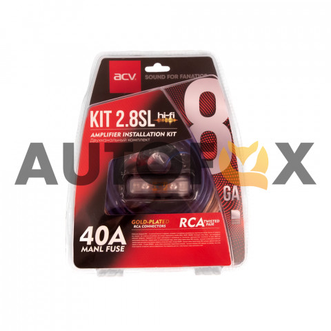 ACV KIT 2.8SL (Silver=ECO) (2-х кан усил-ля 8AWG/Mini ANL 40A)