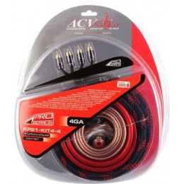 ACV 21-KIT4-4 Комплект проводов 4-кан усил-ля 4AWG PRO