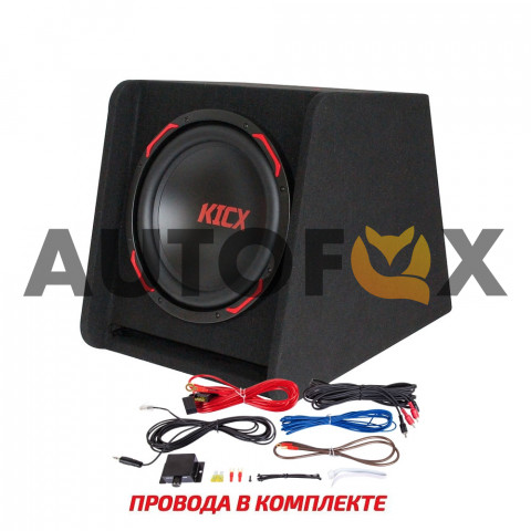 Kicx GT-305ВРА Активный сабвуфер 12"/корпусной