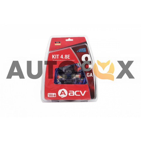 ACV KIT 4.8E Комплект проводов 4-кан усил-ля 8AWG/Mini ANL 60A