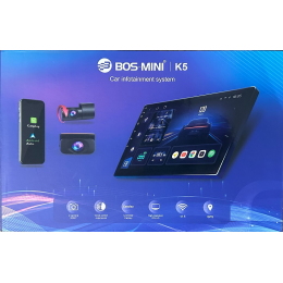 BOS-MINI K5 DSP QLED 8ядер 9дюймов (2+32) БЕЗ 4G!  2камеры в комплекте