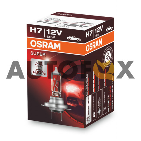 Osram Super Bright H7 (PX26d) 80w 12V 62261SBP Картон Лампа галоген (1шт) 