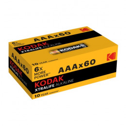 Kodak XTRALIFE Alkaline AAA LR03/4SH 60BOX Элемент питания 