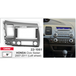 Carav 22-1061: 9" HONDA Civic 2007-2011